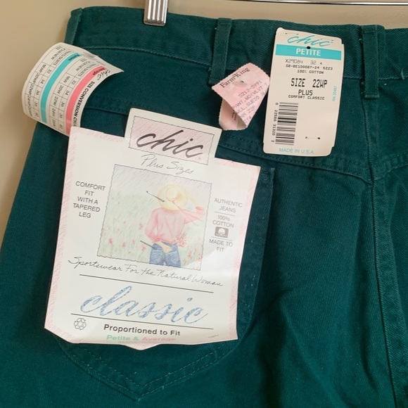 Chic Vintage mom jeans 80’s classic fit tapered ankle
Authentic new old stock - Picture 13 of 16